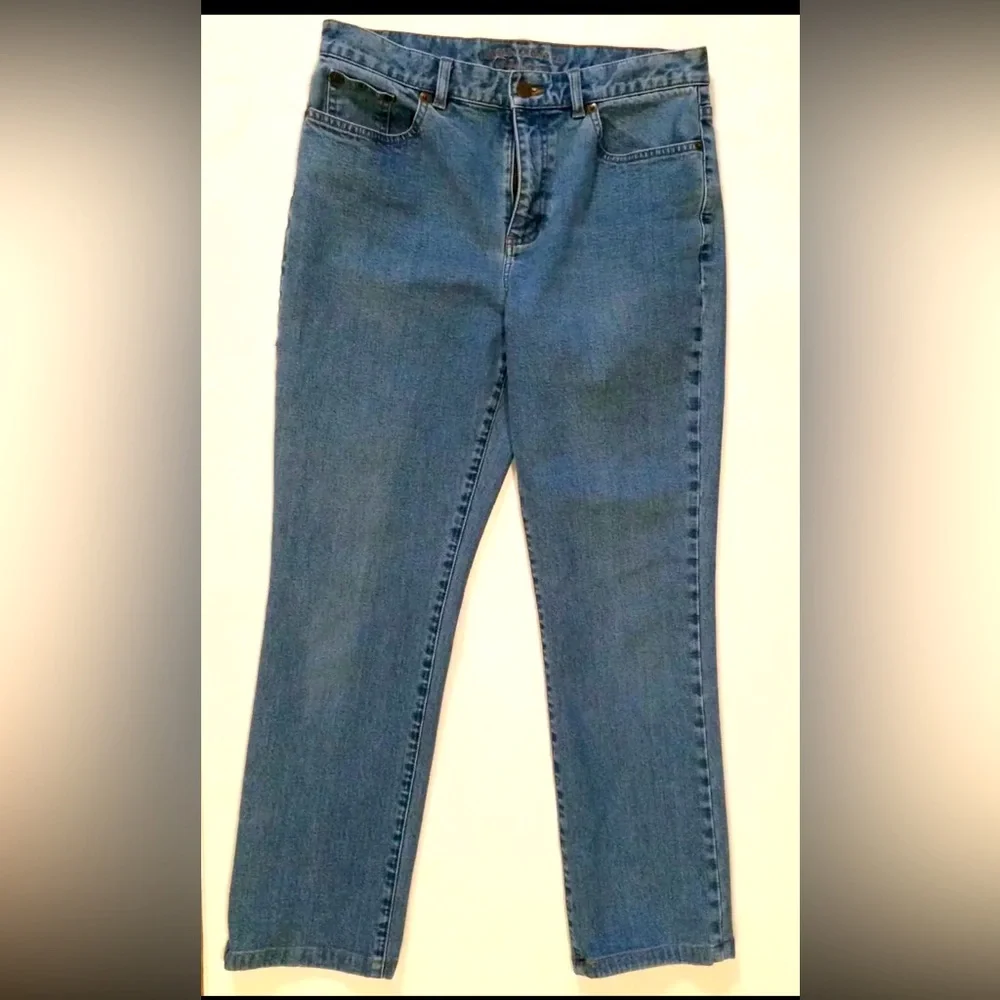 LRL Lauren Jeans Co Ralph Lauren High Waisted Mom Women’s Denim Pants Size 8p